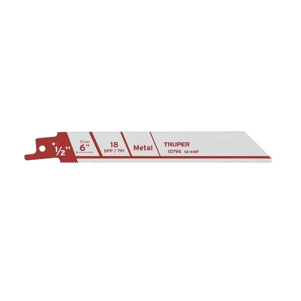 SEGUETA P/SIERRA SABLE 6" CORTE DE METAL 2PCS TRUPER 10796
