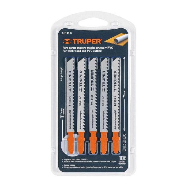 SIERRAS P/CAL TRUP ST-111-C 5PCS P/MAD   18127
