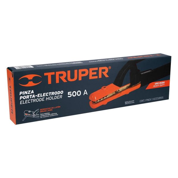 TENAZA PORTA ELECTRODO 500AMP TRUPER 14233