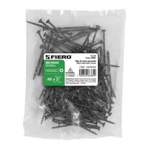 TORNILLO TABLAYESO 8X3 PUN/NOR FIERO 100-PCS 48691