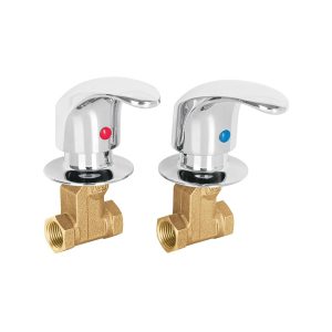 VALVULA BAÑO 1/2 T/PALANCA 2-PCS FOSET AQUA  49797