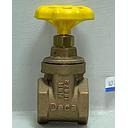 VALVULA COMPUERTA ROSCADA 1-1/4" 80 PSI TIMON DECA (BR) (1510)