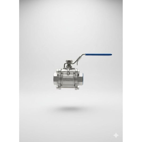 VALVULA C/R ROSCADA 1" 1,000 PSI 3 PIEZAS SM (INOX 316)
