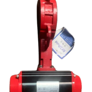 VALVULA MARIPOSA 3" 150 PSI CON ACTUADOR NEUMATICO RKSFLUID