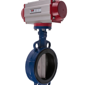 VALVULA MARIPOSA 3" 150 PSI CON ACTUADOR NEUMATICO TWS