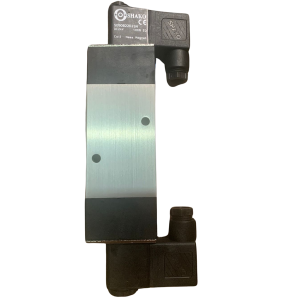 VALVULA SOLENOIDE 5/2 DOBLE TIPO NAMUR DE 1/4" 24VDC SHAKO