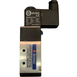 VALVULA SOLENOIDE 5/2 INDIVIDUAL DE 1/4" 24VDC SHAKO