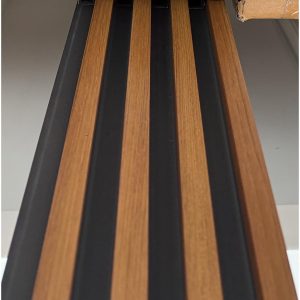 fnWPC Pared Ranurado Choco Cafe (25CM 7MM 5.95M)