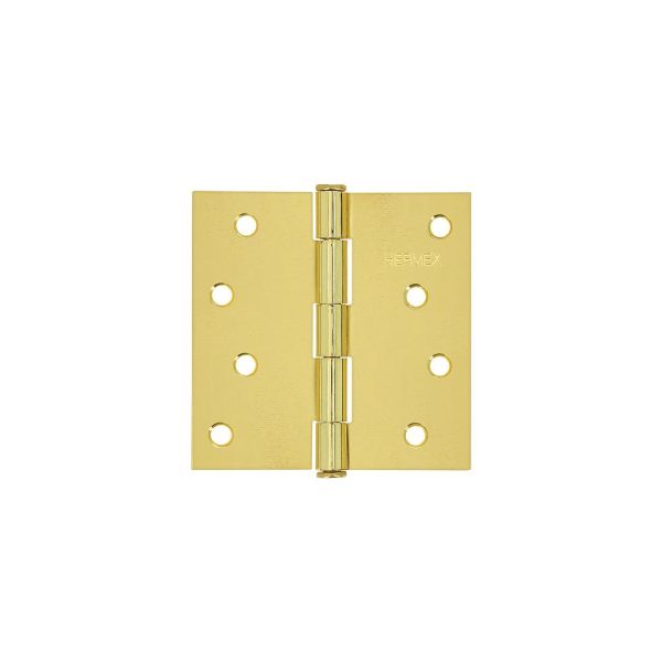 BISAGRA ACERO LATON HERMEX 4" BC-401P 43239