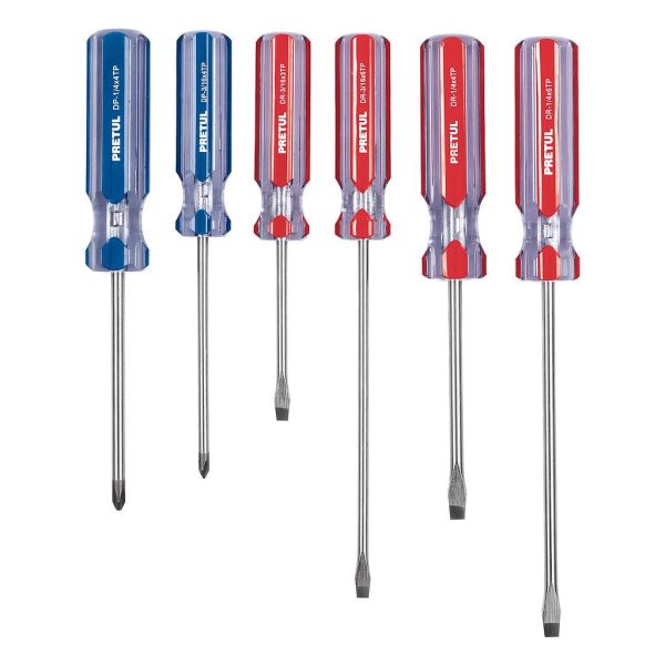 DESARMADORES PRETUL JD-6TP  6 PCS   20214